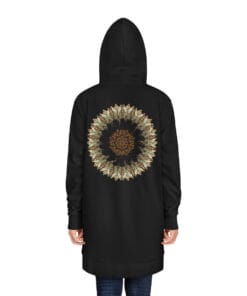Women's pixie leaf Hoodie Dress (AOP)