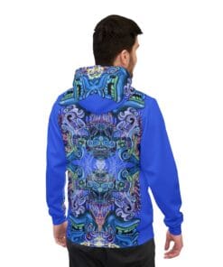 Feathered Serpent Kukulcan and Merkaba Design Hoodie - Afbeelding 4
