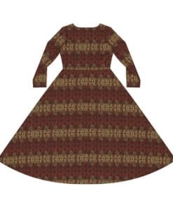 Alternative view of Dance Dress - Ehecatl Flower and Wind Personal Visions Design