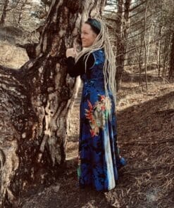 Heliconia rostrate Long Sleeve Dance Dress (AOP)