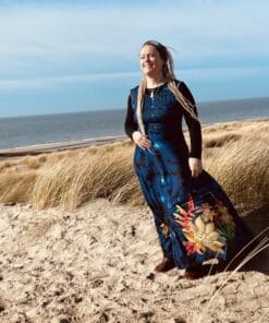 Heliconia rostrate Long Sleeve Dance Dress (AOP) - Afbeelding 4